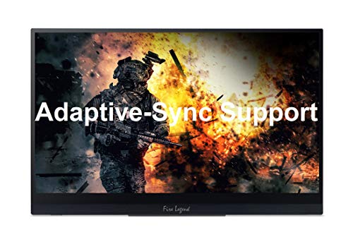 Image of AOPEN by Acer Portable Monitor 16PG7QT Pbmiuuzx 15.6-inch Full HD (1920 x 1080) IPS Touch Monitor, 144Hz Refresh Rate and Adaptive-Sync Technology (2 x USB Type-C, 1 x Mini HDMI Port & 1 x Micro USB)