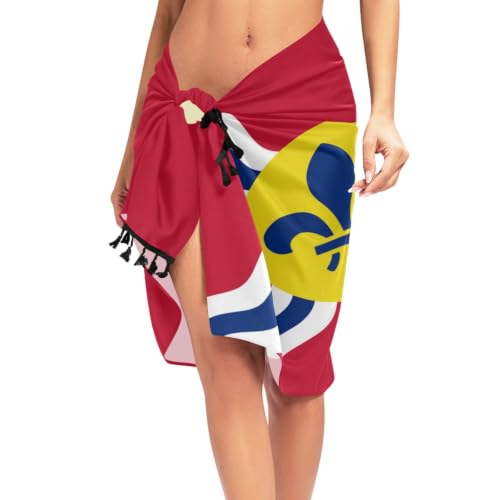 Pareo transpirable para traje de baño con protección solar UV de mujer 5