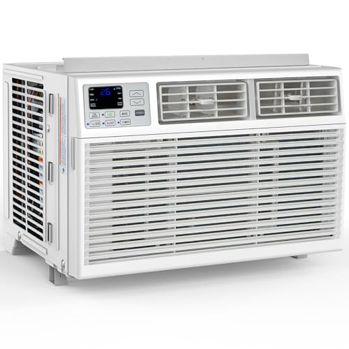 Electactic 12000 BTU Window Air Conditioner for Large Room Up to 550 Sq.Ft, 3-in-1 Cooling Dehumidifier & Fan AC Unit, Quiet Energy Saving with Remote Control, 4 Fan Speeds, 24H Timer for Living Room Electactic 12000 BTU Window Air Conditioner for Large Room Up to 550 Sq.Ft, 3-in-1 Cooling Dehumidifier & Fan AC Unit, Quiet Energy Saving with Remote Control, 4 Fan Speeds, 24H Timer for Living Room