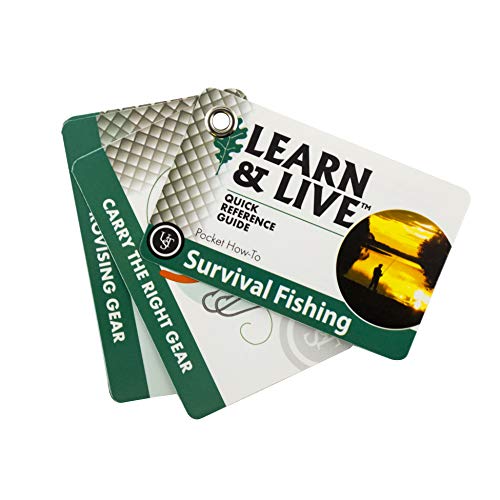 UST Learn & Live Educational Card Set, Survival Fishing