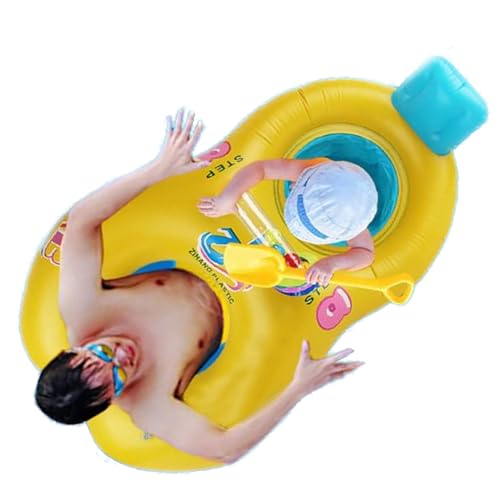 YJZQ Flotteurs bébé Bateau à flotter Double Bagues pour Enfant et Papa/Mama Flotteur de Natation...