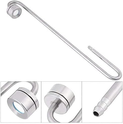 Miniatura 7 de Zerone Difusor de CO2, difusor de dióxido de carbono de acero inoxidable, suministros de peces, equipo de acuario (L (11.811 in))