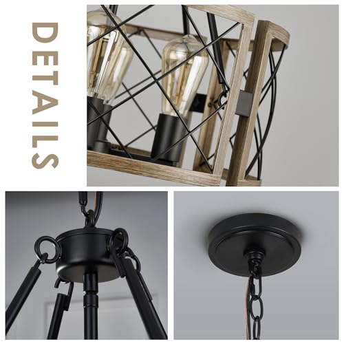 Santostock SSP016BH4 Modern Farmhouse Chandelier thumb #2
