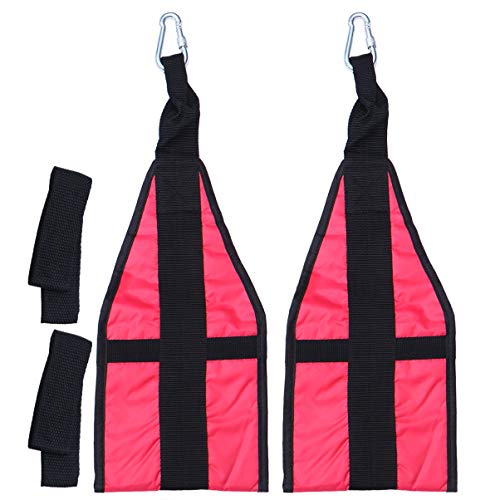 IMIKEYA Tiras Ab Pull Up Fitness Strap Sling Tiras para Pendurar para Treino Músculo Abdominal (Rosa