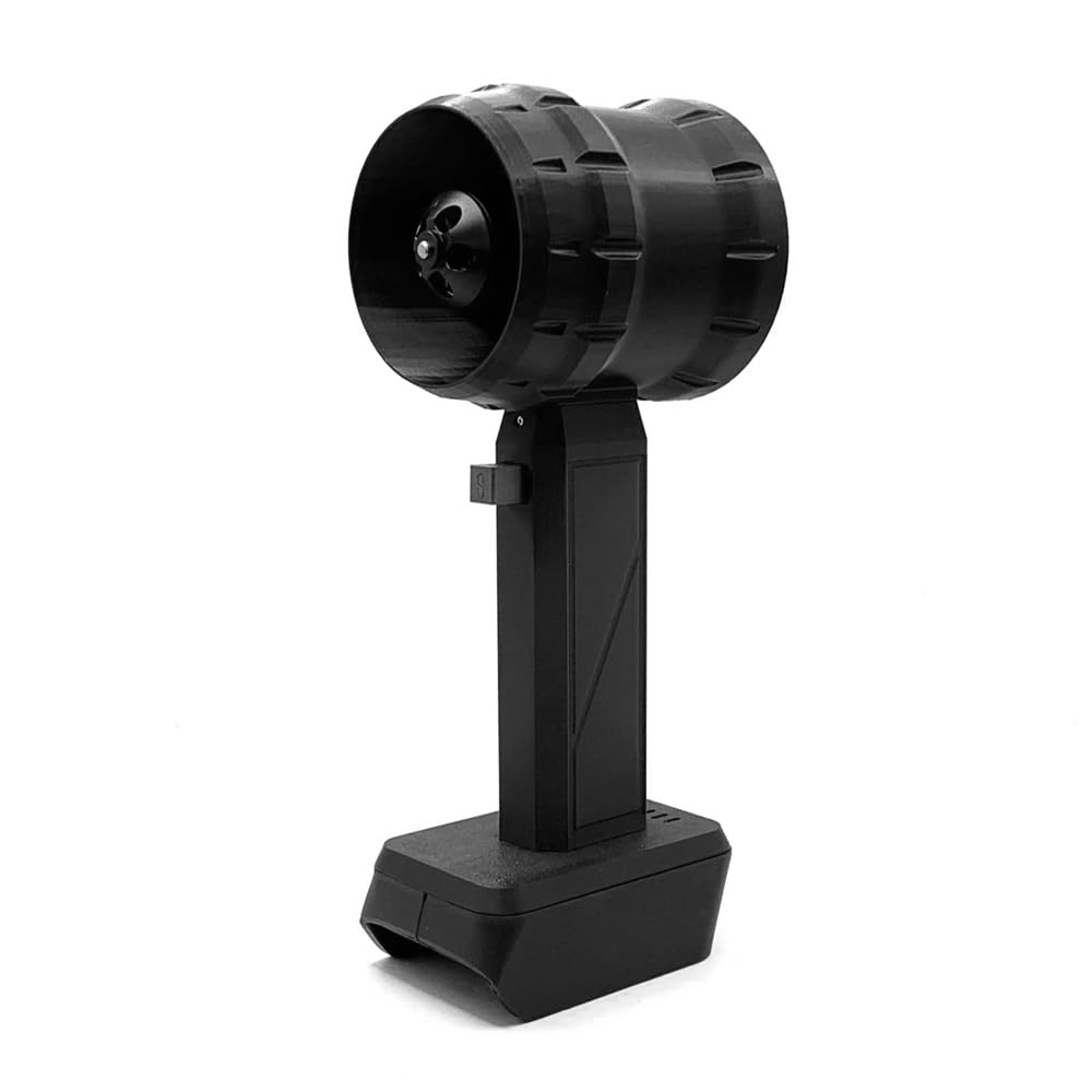 HUIOP Ręczny turbosprężarka 64 mm, silnik bezszczotkowy, wentylator strumieniowy, 2200 g, myjnia samochodowa, dmuchawa do kurzu o dużej mocy, narzędzie do czyszczenia klawiatury, kompatybilny