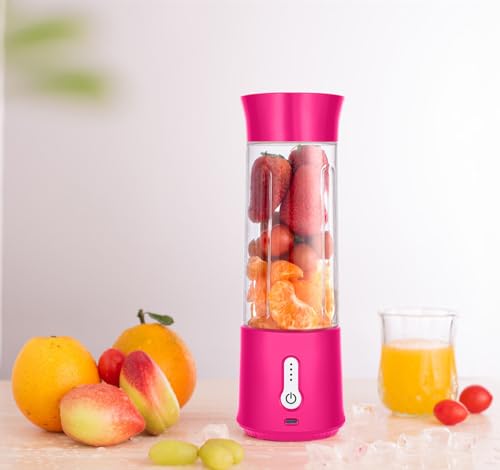 Liphier USB Oplaadbare Draagbare Mini Blender - 500ml Personal Size Blender met sterke kracht voor Mixed Juice Shakes & Smoothie Geschikt voor thuis|Kantoor|Camping - Afbeelding 5