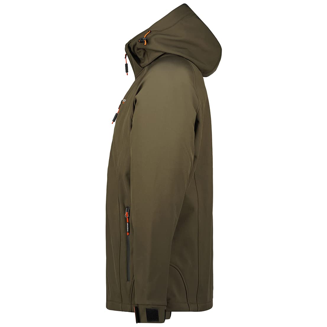 Geographical Norway Taboo Men - Chaqueta Softshell Hombres Impermeable Con Capucha - Chaqueta Outdoor Cortavientos Resistente - Senderismo Esquí Otoño Invierno Primavera (Caqui