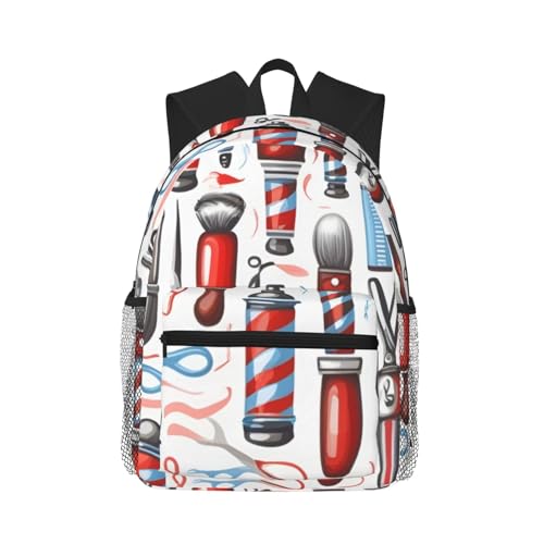 Mochila impermeable Barber Supplies con diseño cómodo y ligero unisex 1