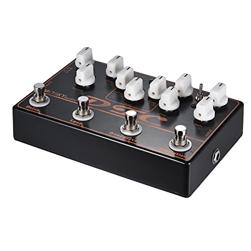 SHUIYUE DTC Pédale d’effets pour Guitare électrique 4 en 1 Distorsion + Overdrive + Boucle + Delay,Pédale d’effet Chorus… - Les Beatles, Paul McCartney, John Lennon, RIngo Starr, George Harrison SHUIYUE DTC Pédale d'effets pour Guitare électrique 4 en 1 Distorsion + Overdrive + Boucle + Delay,Pédale d'effet Chorus… – Image 3