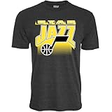 Utah Jazz NBA Officially Licensed Tri-Blend T-Shirt Starters Black, Large