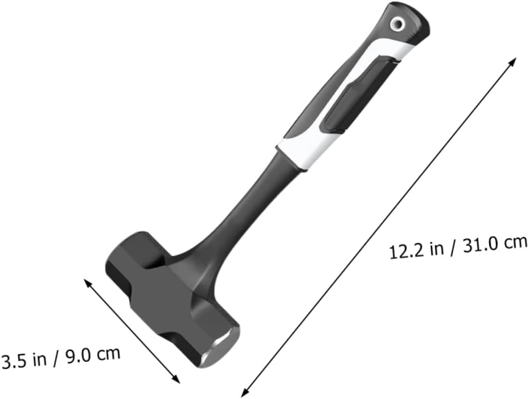 Octagonal Hammer for Wall Smashing One-Piece Carbon Steel Sledge Hammer for Construction and Home Use