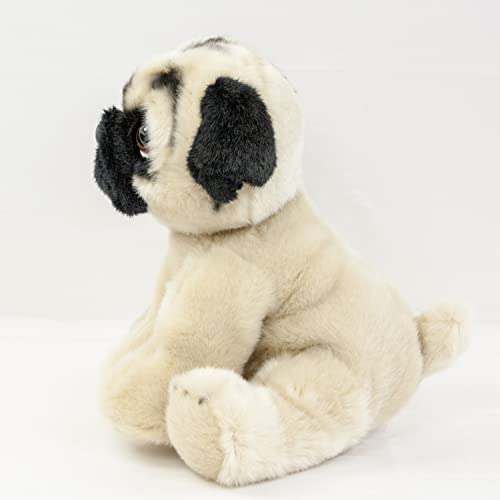 Teddys Rothenburg Kuscheltier Mops 30 cm sitzend Hund Plüschhund