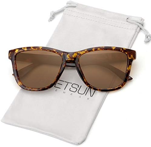 MEETSUN Polarized Sunglasses for Women Men Trendy Classic Retro D...