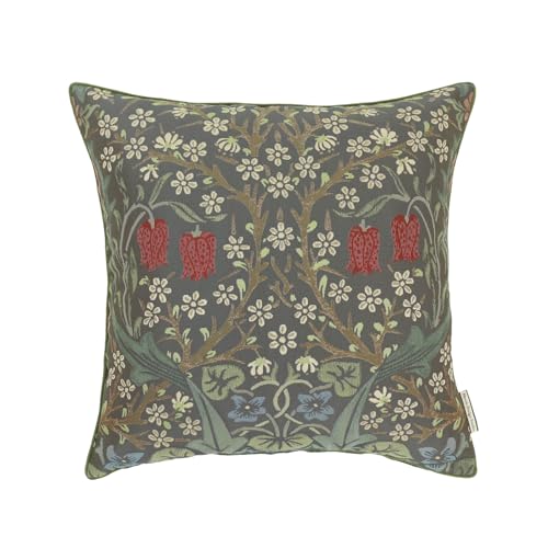 �쓇�D���Z���R�� Morris Design Studio �����X�f�U�C���X�^�W�I �w���ăN�b�V�����J�o�[ �u���b�N�\�[�� �_�[�N�O���[�� 45×45cm LL1748 ���{��