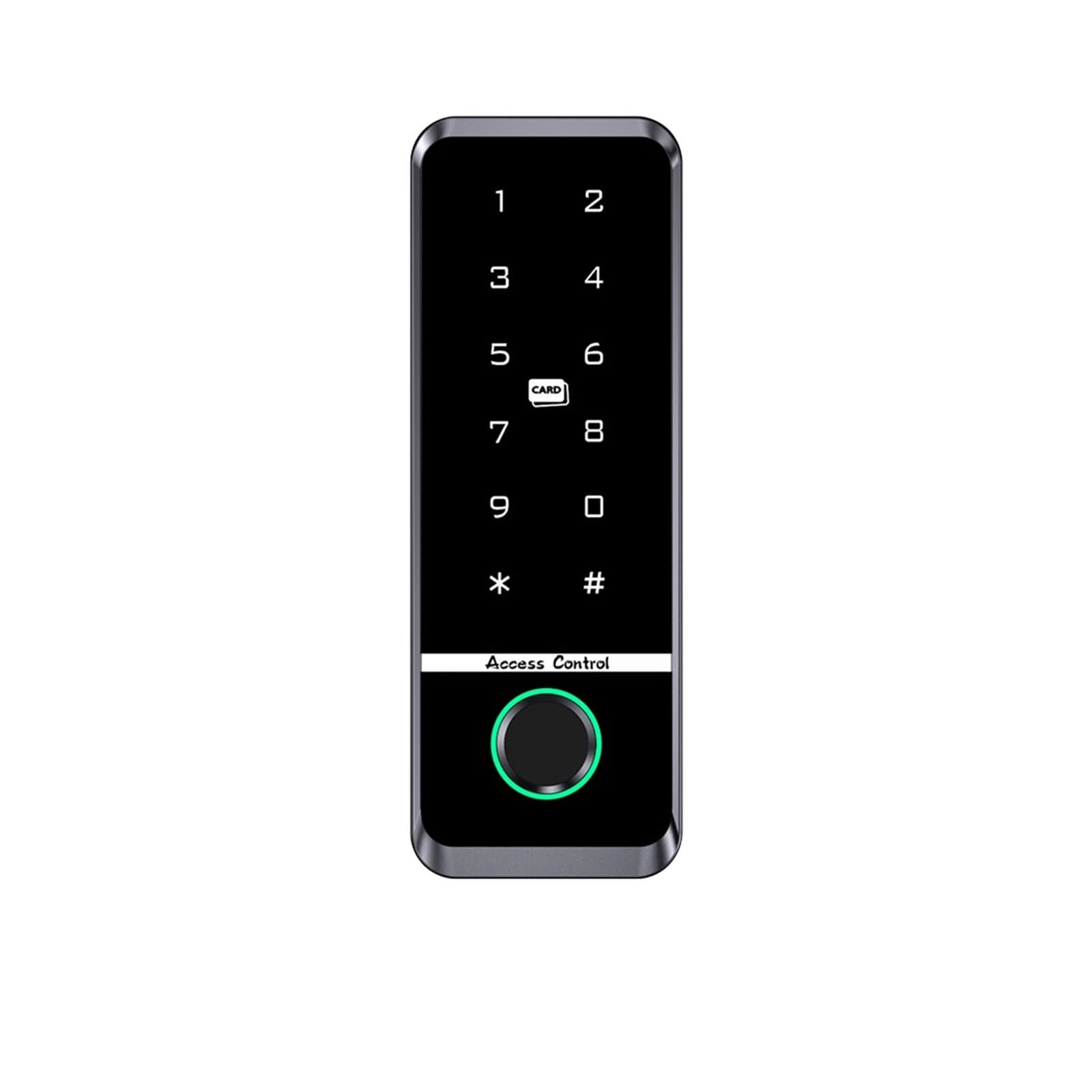 Cerradura de puerta inteligente con control acceso por huella dactilar, seguridad for el hogar, abridor electrónico, teclado biométrico, Ajuste estándar europeo