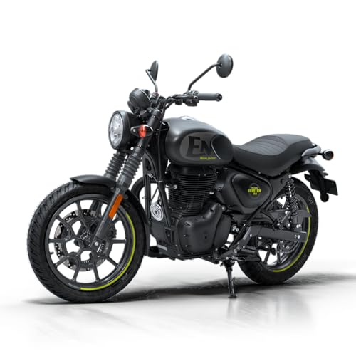 Image of Royal Enfield Hunter 350 with Disc & Alloy Wheels Motorcycle (Graphite Grey) Booking for Ex-Showroom Price