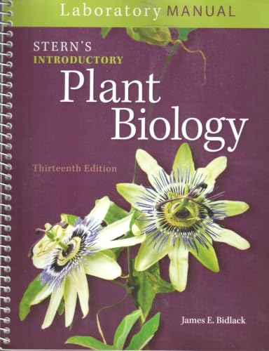 Laboratory Manual for Stern's Introductory Plant Biology