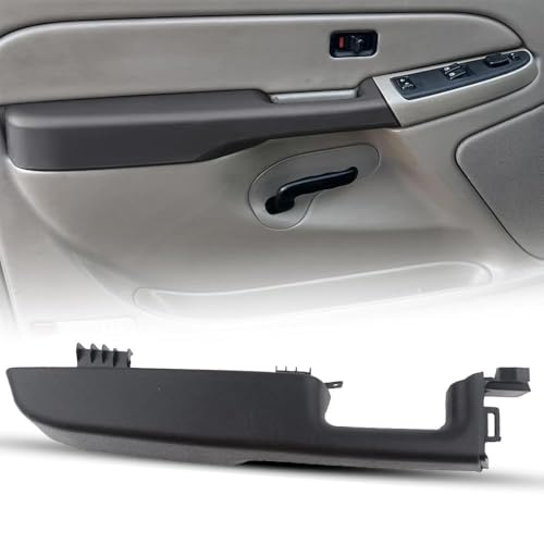 LONGKEES Poignée d'accoudoir de porte intérieure conducteur avant gauche compatible avec Suburban Avalanche Tahoe Yukon Escalade 1999-2006, 88981547 15703701 15703702 88981548 Accoudoir intérieur