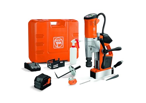Image of FEIN AKBU 35 PMQW 18 V AS Set 1 x 12 Ah Cordless Universal Magnetic Core Drill up to 35 mm (Core Drilling Machine, Drill) No. 71700463000
