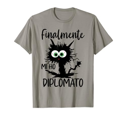 Finalmente Mi Ho Diplomato Liceo Superiori Diplomato 2025 Maglietta