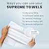 Clean Skin Club Clean Towels XL® Supreme, 100% USDA Biobased Face Towel, Disposable Face Towelette, Eczema Association Accepted, Thicker Textured Dry Wipes, Ultra Absorbent & Soft, 1 Pack, 50 Ct #5