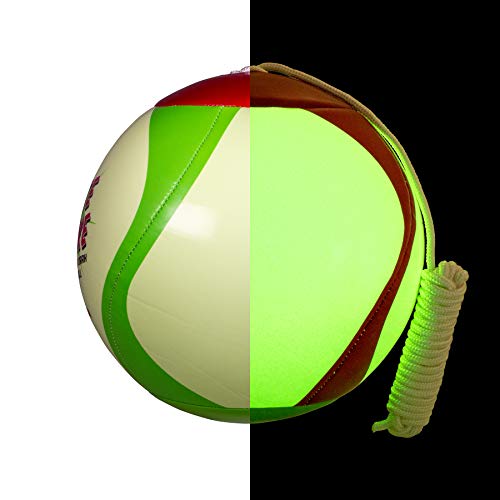 Mikasa Glow In The Dark Outdoor Tetherball, Multicolor #TOP2