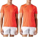 Joma Hombre Camiseta de Running, Naranja (Coral Fluor), XXL