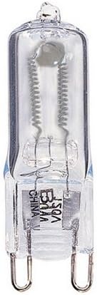 6PK Bulbrite 654075 Q75G9/120 75-Watt Dimmable Halogen Line Voltage JC Type T4, G9 Base, Clear