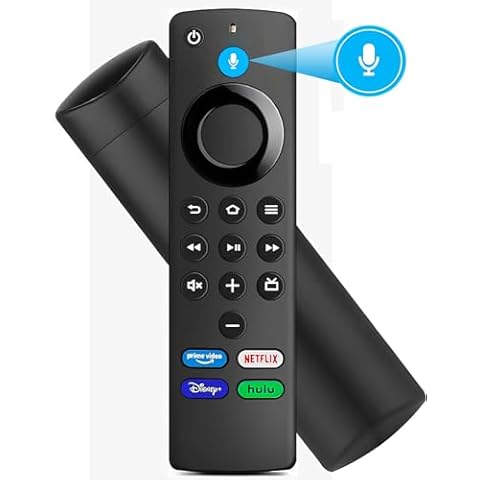 Voice Remote Replacement Stick TV 3rd Gen L5B83G, Compatible for 2nd/ 3rd Gen Smart TVs Stick, Fit for TVs Cube 1st Gen/Later, Stick Lite/4K Max/Bundle 2nd Gen and Later Cover