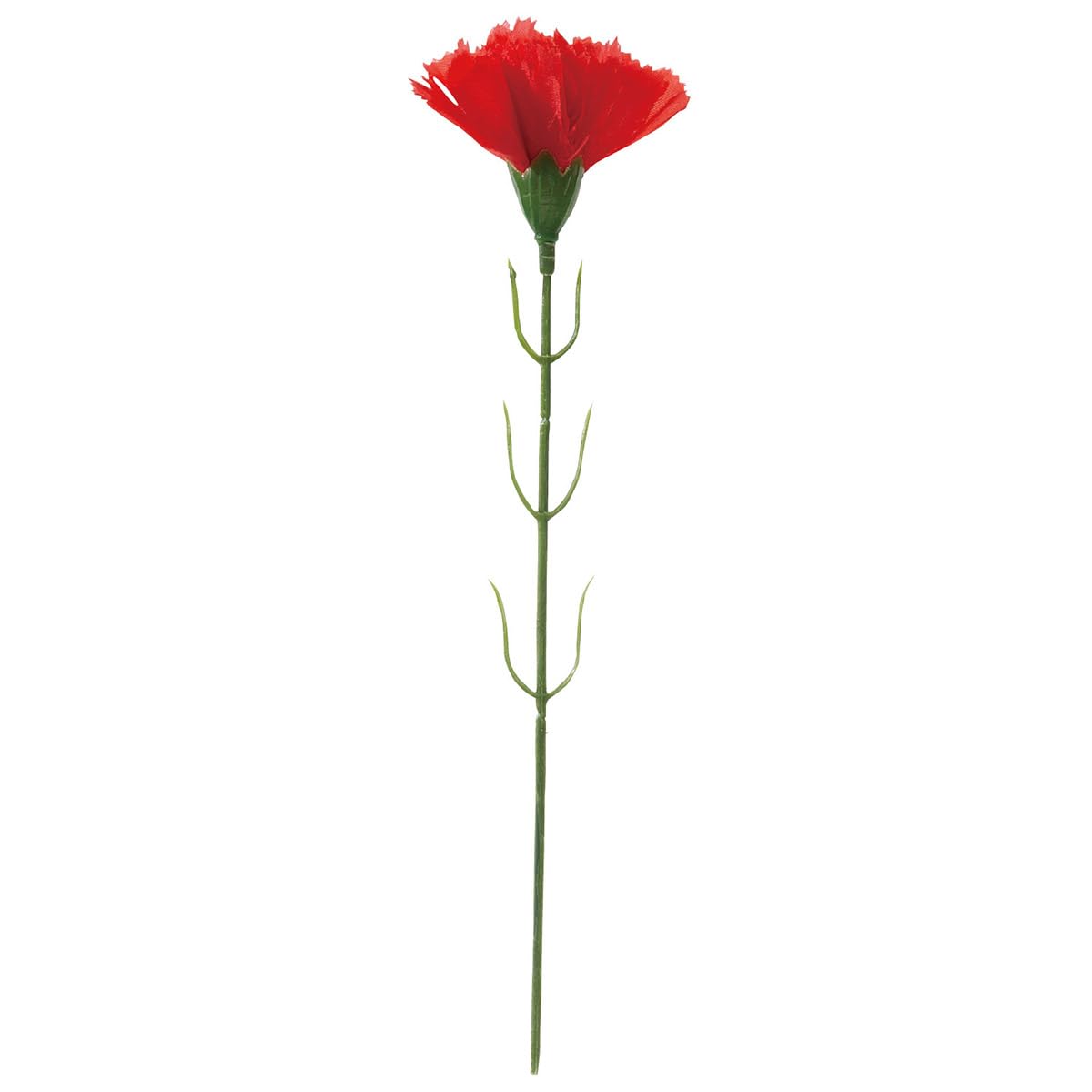 Amazon｜【100本】造花カーネーションピック 長さ19cm レッド