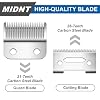 Blades for Wahl Precision Replacement Blades Compatible with Wahl MC3 Replacement Blades,2 Hole Clipper Blade Compatible with Wahl Clipper Blades Replacement,with 2 Pairs Screws.