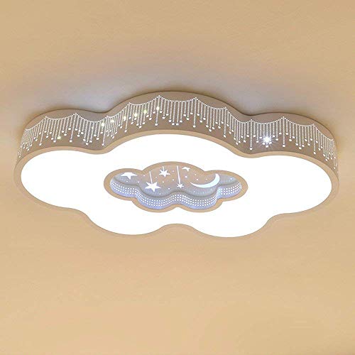 Plafonnier moderne LED dimmable GZZ Deng de 63cm avec éclairage grand angle nuages