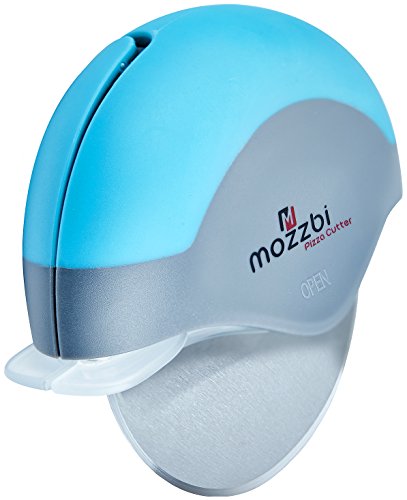 Premium Pizza Cutter Wheel Stainless Steel, Easy to clean, Razor Sharp with Protective Blade Guard from Mozzbi