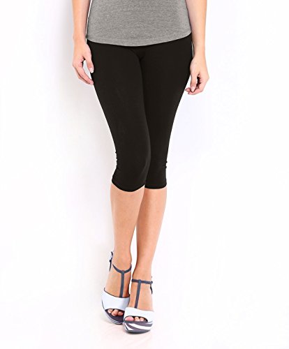 MSS Wings Attractive Black Capri