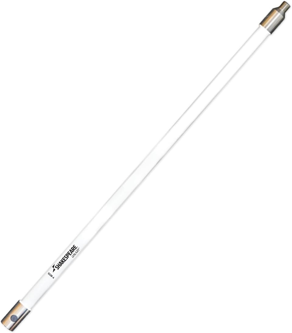 Shakespeare 5228-4 4-Feet Galaxy Antenna Extender with 1.5" Diameter,White