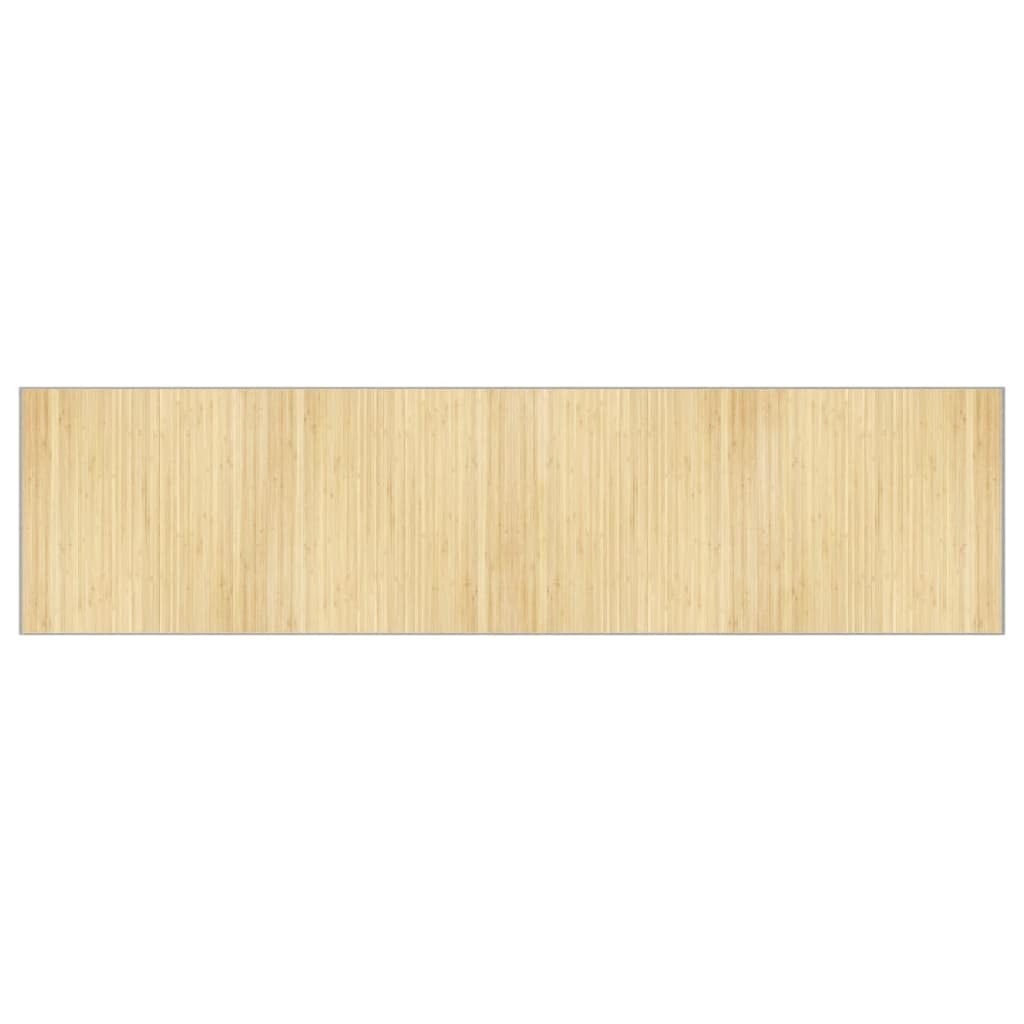 Tapis en bambou de style moderne et authentique de 100x400 cm