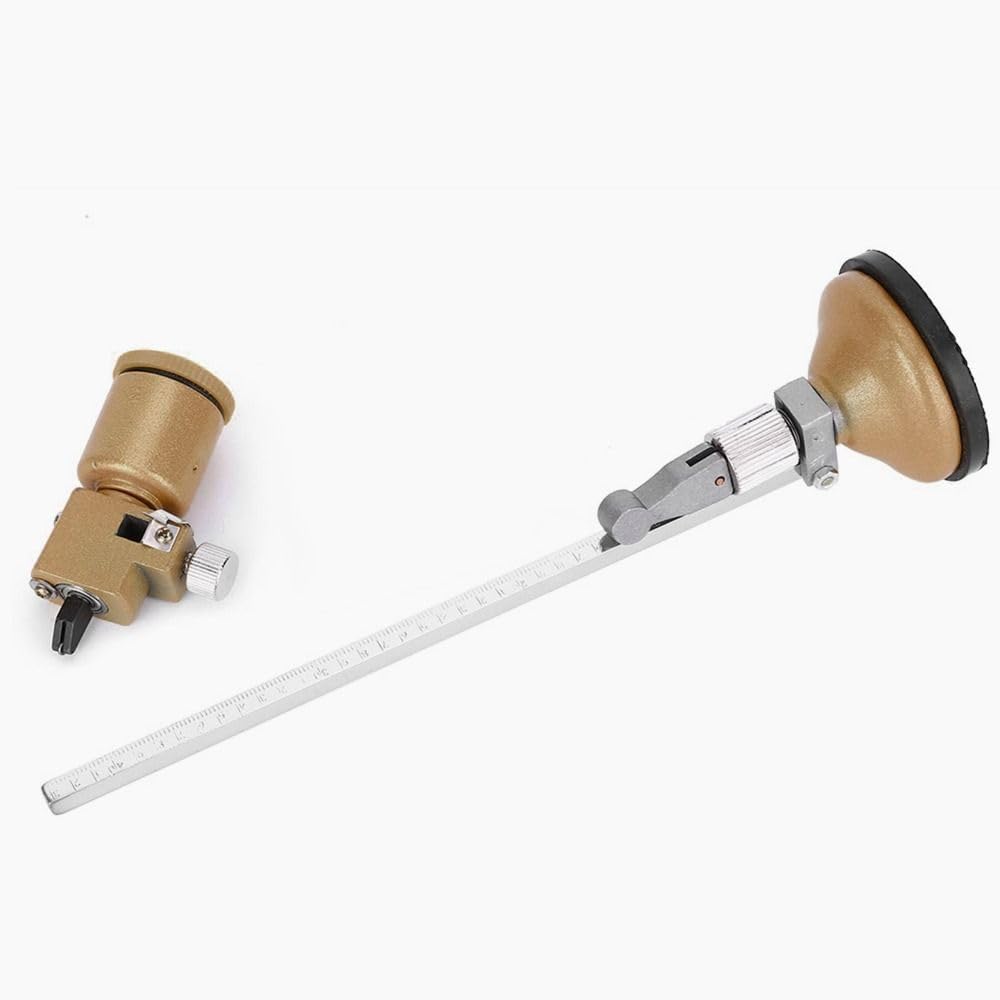 Rotation Glass Circle Cutter Compass 40cm Diameter – Adjustable Circular Cutting Tool for Glass with Oil Injection, High Precision Metal Construction