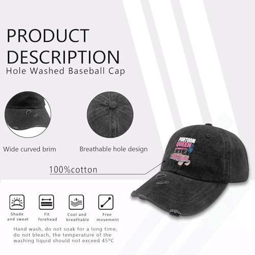 Gorra de béisbol Pontoon Queen para mujer miniatura 7