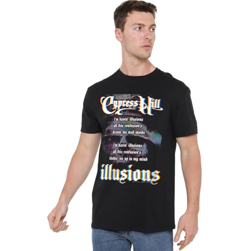Image of Cypress Hill - Illusions Unisex T Shirt, Black, XXXXX-Large