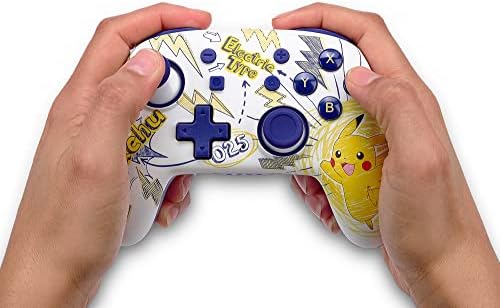 PowerA Nano Enhanced Wireless Controller for Nintendo Switch - Pokémon: Pikachu School Days