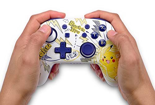 PowerA Nano Enhanced Wireless Controller for Nintendo Switch - Pokémon: Pikachu School Days, mini, portable, gamepad, motion controls, bluetooth by PowerA - Image 2