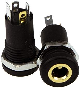 kenable 3,5 mm 4 Polig Klinkenstecker Stecker Löten Anschluss Für Audio