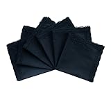 Deeorla Damen-Taschentücher, Häkelspitze, Taschentücher, Einstecktücher, Einstecktuch...