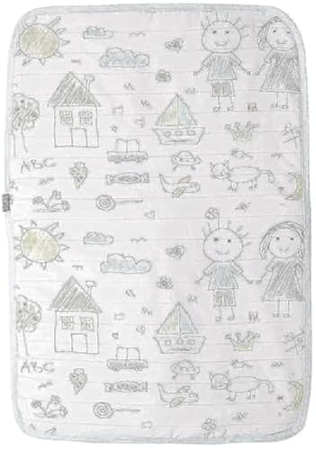 Daliano Drawings Printed Diaper Changing Mat for Boys - Multi Color