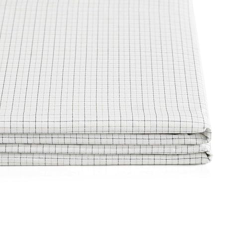Image of Tommy Hilfiger - Sheet Set, Cotton Percale Bedding with Matching Pillowcase, Crisp & Cool, Premium Quality Home Essentials (New England Plaid Beige, Twin)