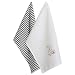 DII 100% Cotton 18x28 Chritmas Year Dish Towels Set of 2-POP Fizz CLINK