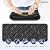 Ruedamann 1" Rise Threshold Ramps for Doorways, PVC Doorway Ramps, 1700Lbs Capacity, Transition Strip Reducer for Wheelchair, Scooter, Floor, Tile, Cuttable (Black, 3' Long, Not Included Adhesive)