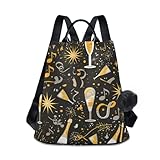 Mochila de moda para laptop para mujer, antirrobo, para compras diarias en la universidad, con llavero de pompón, cola...