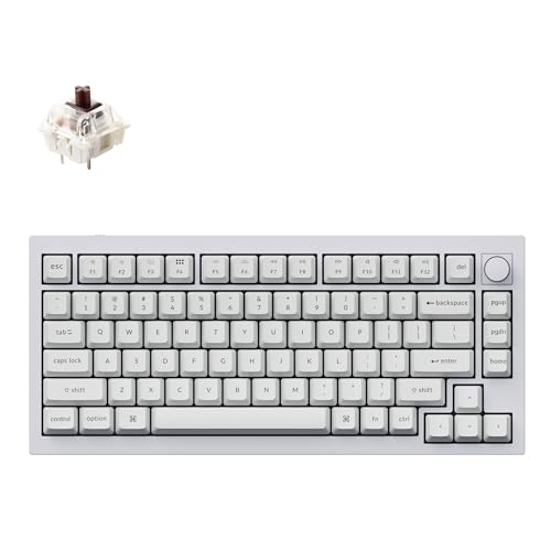 Amazon.co.jp: Keychron Q1 RGB 有線カスタムメカニカルキーボード 75