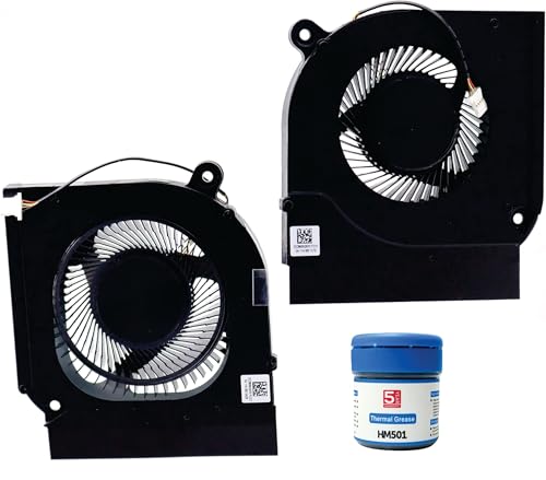Image of High- Quality Replacement Internal Cooling Fan for Acer Predator Helios 300 PH315-53 PH317-54 AN715-51 AN515-44 AN515-45 (5 VOLT). With Complimentary MH501 Thermal Greasen (Cooling paste).